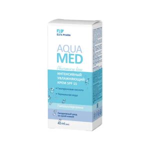Крем для лица Elfa Pharm Aqua Med интенсивный увлажняющий SPF15 40 мл