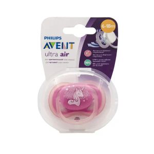 Пустышка Philips AVENT 546/12 силиконовая 6-18 мес для девочки
