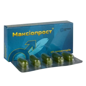 Максіопрост супозиторії №10