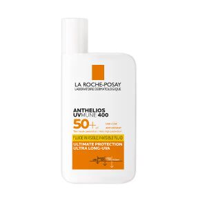 Солнцезащитный ультралегкий и ультрастойкий флюид La Roche-Posay Антелиос SPF 50+ для чувствительной кожи лица 50 мл