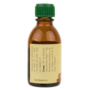 Йод-Вишфа раствор спиртовой для наружного применения 5 % флакон 20 мл