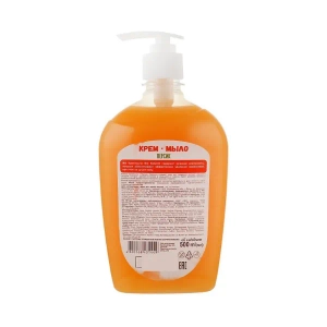 Крем-мило Bio Naturell персик з дозатором 500 мл