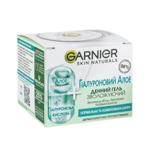 Гель Garnier Skin Naturals гиалуроновый с алоэ 50 мл