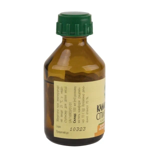 Камфорний спирт-Вішфа розчин спиртовий для зовнішнього застосування 10 % флакон 40 мл