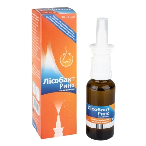 Лисобакт рино спрей для носа 30 мл