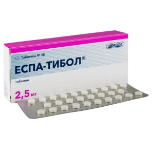 Эспа-Тибол таблетки 2,5 мг блистер №28