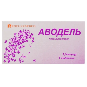 Аводель таблетки 1,5 мг блистер №1