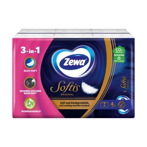 Платки носовые Zewa softis №9х6