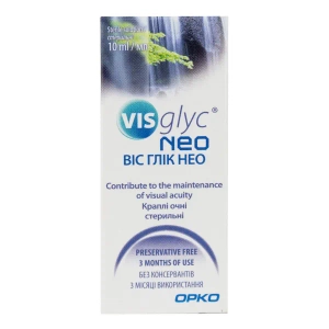 Вис Глик нео глазные капли 10 мл