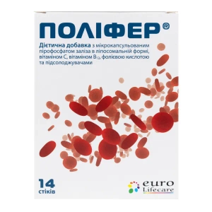 Поліфер гранули для орального застосування стік 1,5 г №14