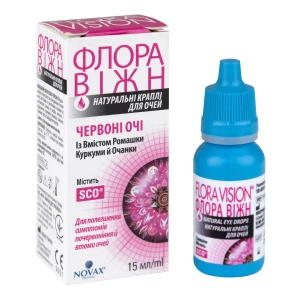 Флора вижн красные глаза капли глазные 15 мл