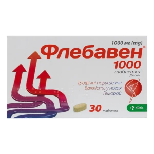Флебавен 1000 таблетки 1000 мг блістер №30