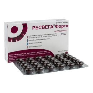 Ресвега форте капсулы №60