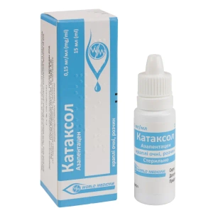 Катаксол краплі очні розчин 15 мг/мл флакон-крапельниця 15 мл