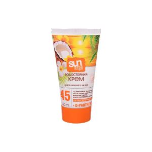Крем SUN day водостойкий для безопасного загара SPF45 150 мл