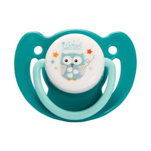 Пустышка латексная с прикусом Lindo рк 011/12+