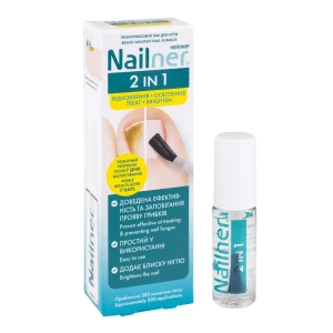 Протигрибковий лак для нігтів Nailner 2in1 5 мл