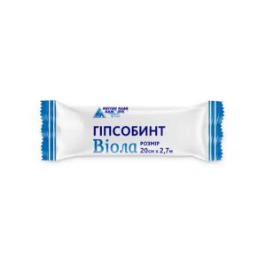 Бинт гіпсовий Віола 20см х 2,7м