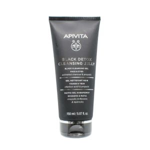 Гель-детокс Apivita Cleansing для очищения с углем и прополисом 150 мл