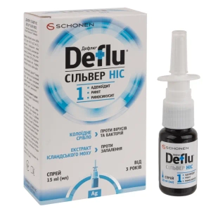 Дефлю Сільвер ніс спрей 15 мл