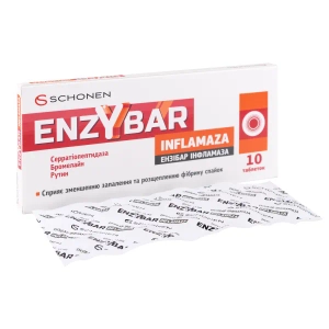 Ензібар інфламаза таблетки стрип №10