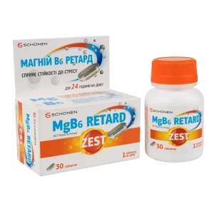 Зест Магний B6 ретард таблетки №30