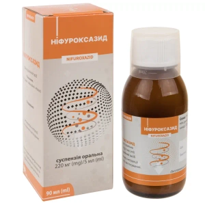 Ніфуроксазид суспензія 220мг/5мл 90 мл