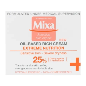 Живильний крем Mixa Anti-dryness для дуже сухої чутливої шкіри обличчя 50 мл