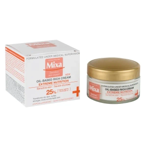 Живильний крем Mixa Anti-dryness для дуже сухої чутливої шкіри обличчя 50 мл