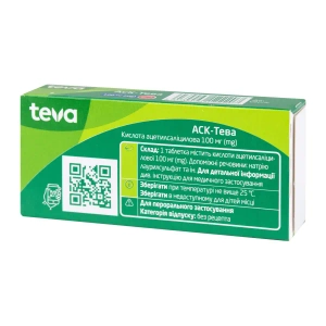 АСК-Тева таблетки 100мг №30