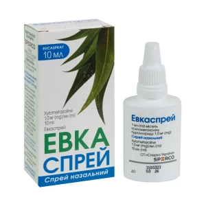 Эвкаспрей спрей назальный 1 мг/мл 10 мл