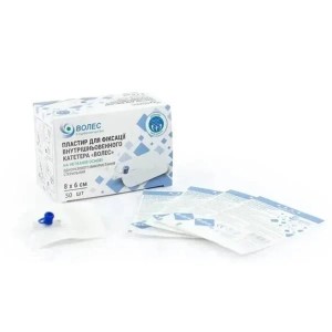 Пластырь Волес для фиксации катетеров 8см х 6см №1
