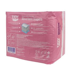 Пеленка гигиеническая Tidy 60х60см №30