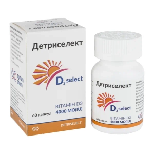 Детриселект 4000МЕ капсулы №60