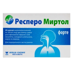 Респеро Миртол форте капсули 300мг №20