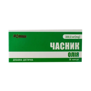 Масло чеснока капсулы 300 мг №36