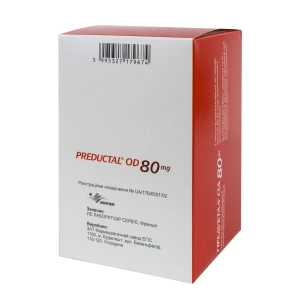 Предуктал ОД 80 мг капсулы пролонгированного действия №90