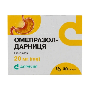 Омепразол-Дарниця капсули 0,02 №30