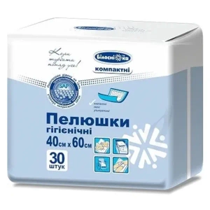 Пеленки Белоснежка компактные 40х60 №30