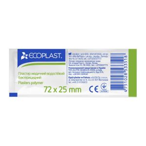 Пластырь Nordeplast водостойкий бактерицидный 72 мм х 19 мм