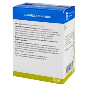 Ісландський мох 25 г