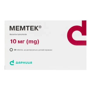 Мемтек таблетки 10 мг №30