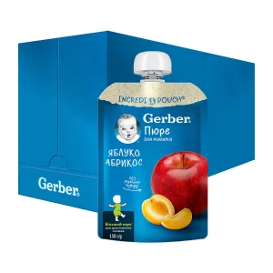 Пюре Gerber яблуко, абрикос 150 г