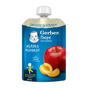 Пюре Gerber яблуко, абрикос 150 г