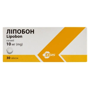 Ліпобон таблетки 10 мг №30