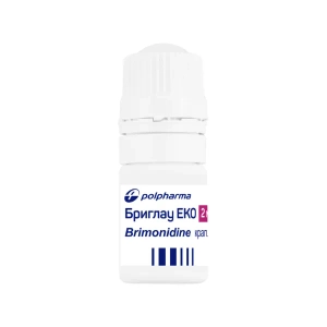 Бриглау Эко капли глазные раствор 2 мг/мл флакон-капельница 5 мл