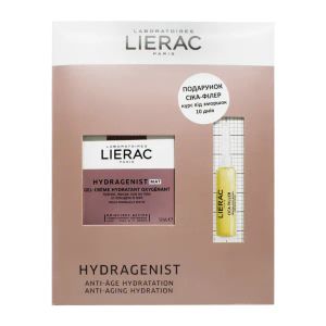 Набір Lierac Hydragenist крем-гель 50 мл + сика філлер сироватка 10 мл