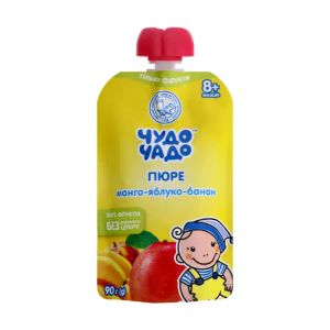 Пюре Чудо-Чадо яблуко, манго, банан 90 г