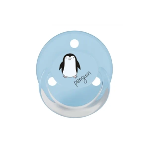 Пустышка Baby-Nova 26366-2 силиконовая круглая с рисунком и кольцом для мальчика №2