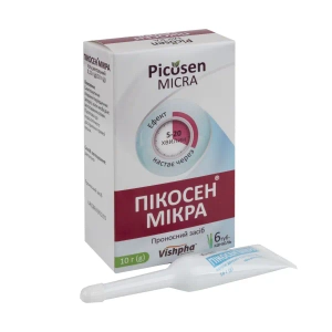 Пікосен мікра гель ректальний 0,12г / 10г туба №6